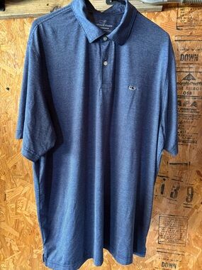 Vineyard Vines Men’s Navy Heather Polo